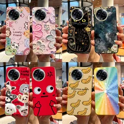 For Realme 11 5G Realme 11X Phone Case Realme Narzo 60x Cover RMX3780 RMX3782 Silicone Cute Cat Cartoon Funny Dog Protect Fundas
