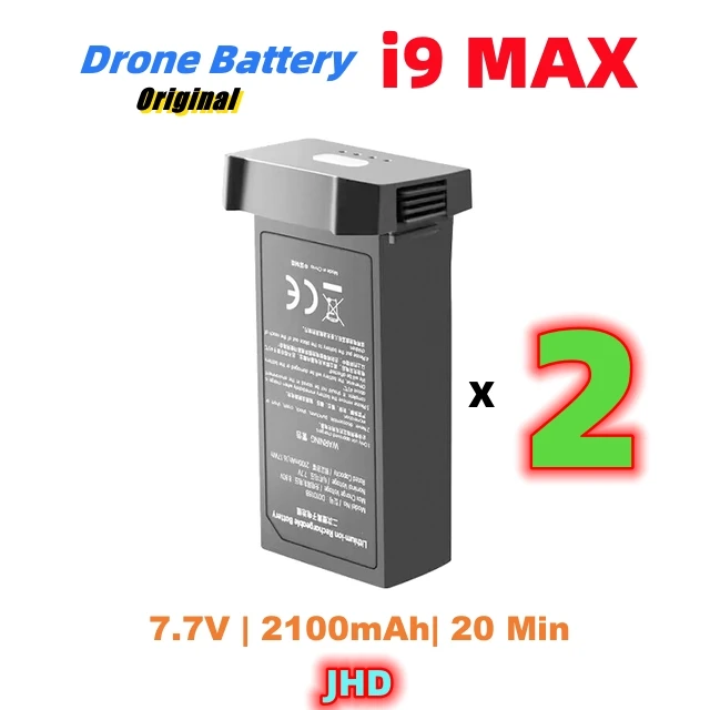 JHD i9 MAX bateria do baterii oryginalna bateria dla i9MAX akcesoria do dronów 7.7V 2100mAh bateria do drona dostawców