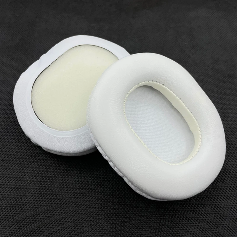 Almohadillas cuero para auriculares ATH-MSR7 M50X, auriculares espuma viscoelástica