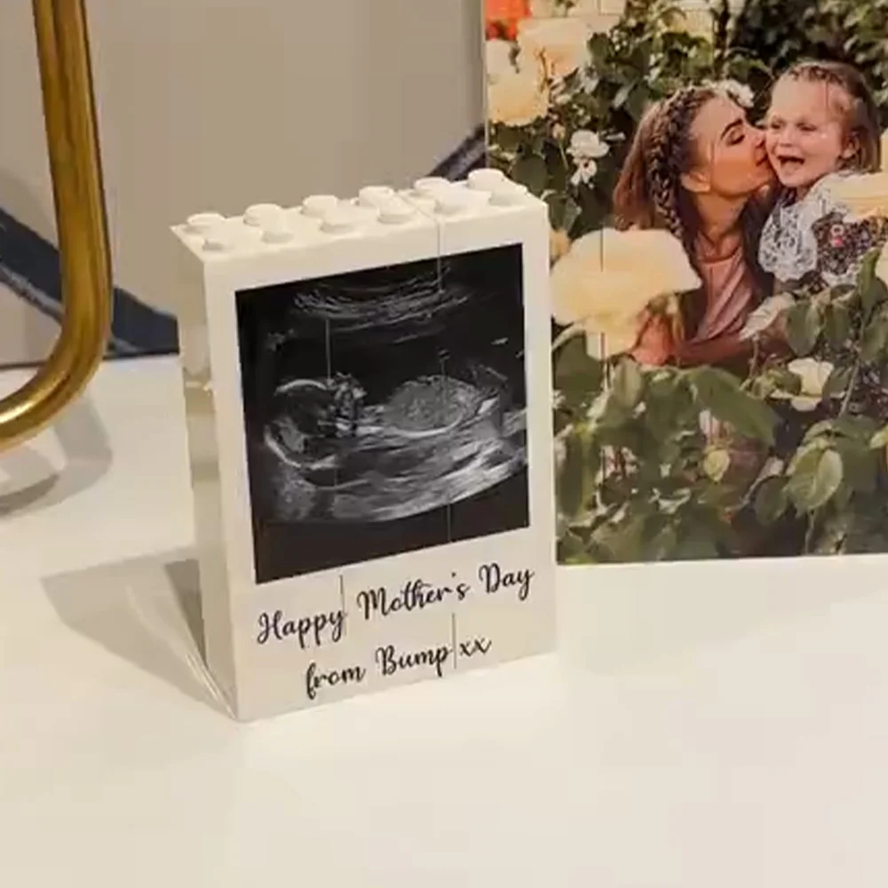 Personalised  Brick Mini Polaroid Style Photo Block, Building Block, Puzzle, Hanging Decoration, Cute, Tiny, Instant Photo