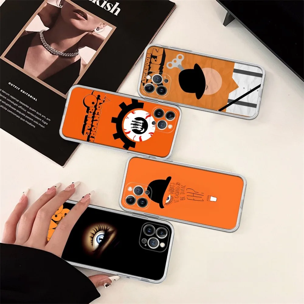 A Clockwork Orange Mousepad Silicone Soft for iphone 15 14 13 12 11 Pro Mini XS MAX 8 7 6 Plus X XS XR Cover