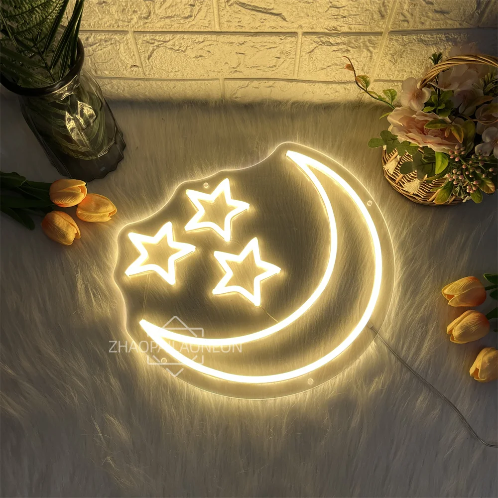 

Ramadan Neon Sign LED Wall Party Club Decor Eid Mubarak Led Neon Light Muslim Door Window Living Room Bedroom Decoration