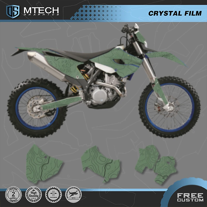 

Наборы графических наклеек для мотоциклов DSMTECH для HUSABERG TE 125 250 300/ FE 250 350 450 501 2013 2014 010