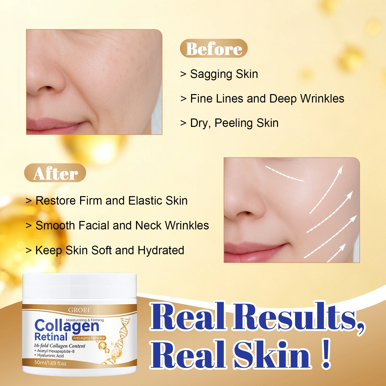 كريم تجديد الكولاجين بالببتيدا - مراجعة Collagen Peptide Powder وسعره