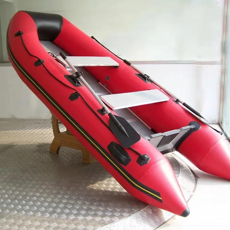 High Quality Inflatable Boat for Fishing and Speed Racing Light Weight and Stable for Outdoor Sports Like Rowing Surfing