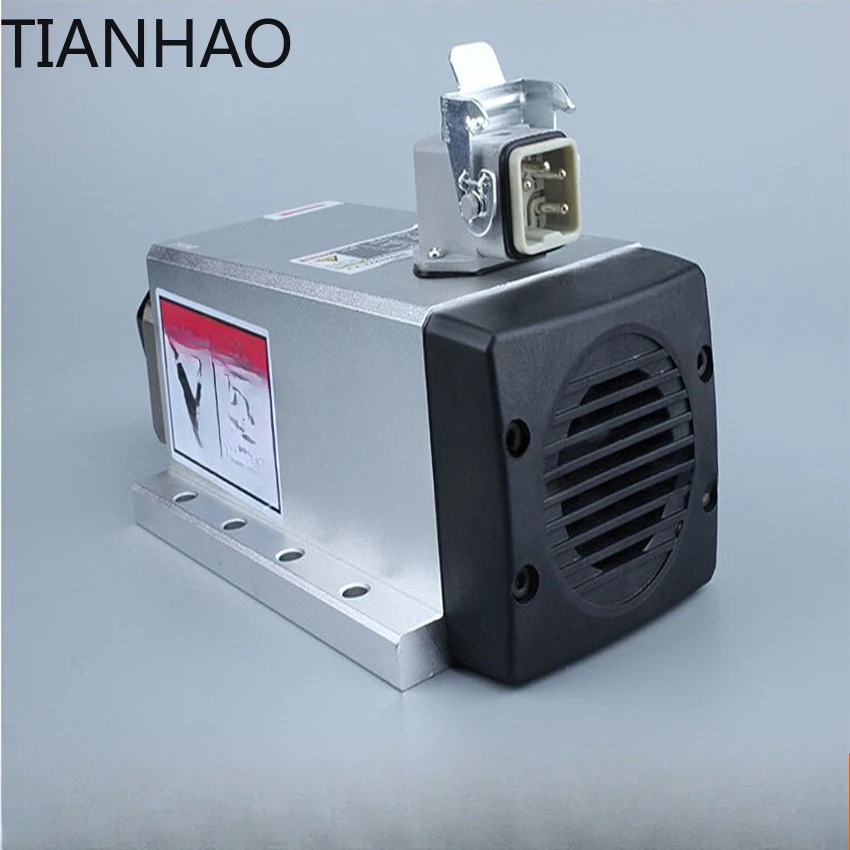 1pc Square 2.2kw  Air cooled spindle ER20 runout-off 0.01mm, 220V Spindle motor,4 Ceramic bearing,Engraving milling grind