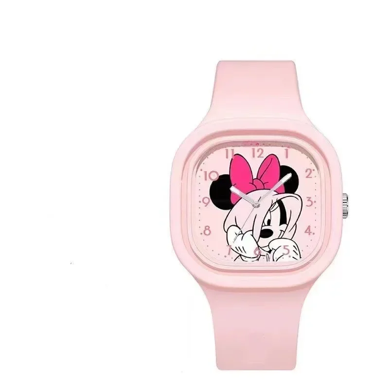 MINISO Mickey Minnie Mouse Children Watches Kids Boy Girl Cute Anime Cartoon Primary School Student Fashion Watch Birthday Gift