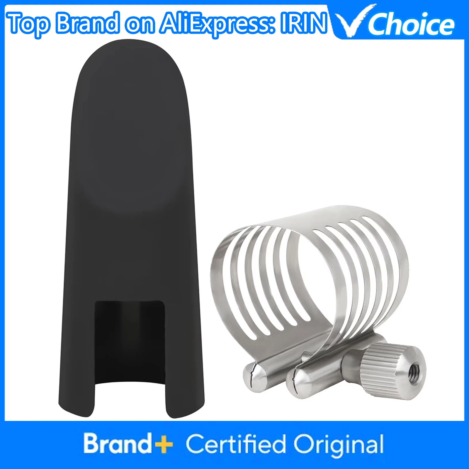 

Saxophone Tie Clips Replacement Metal Clips for Alto Saxophone Mouthpiece Stainless Steel Frosted Headjoint Saxophone Accessorie