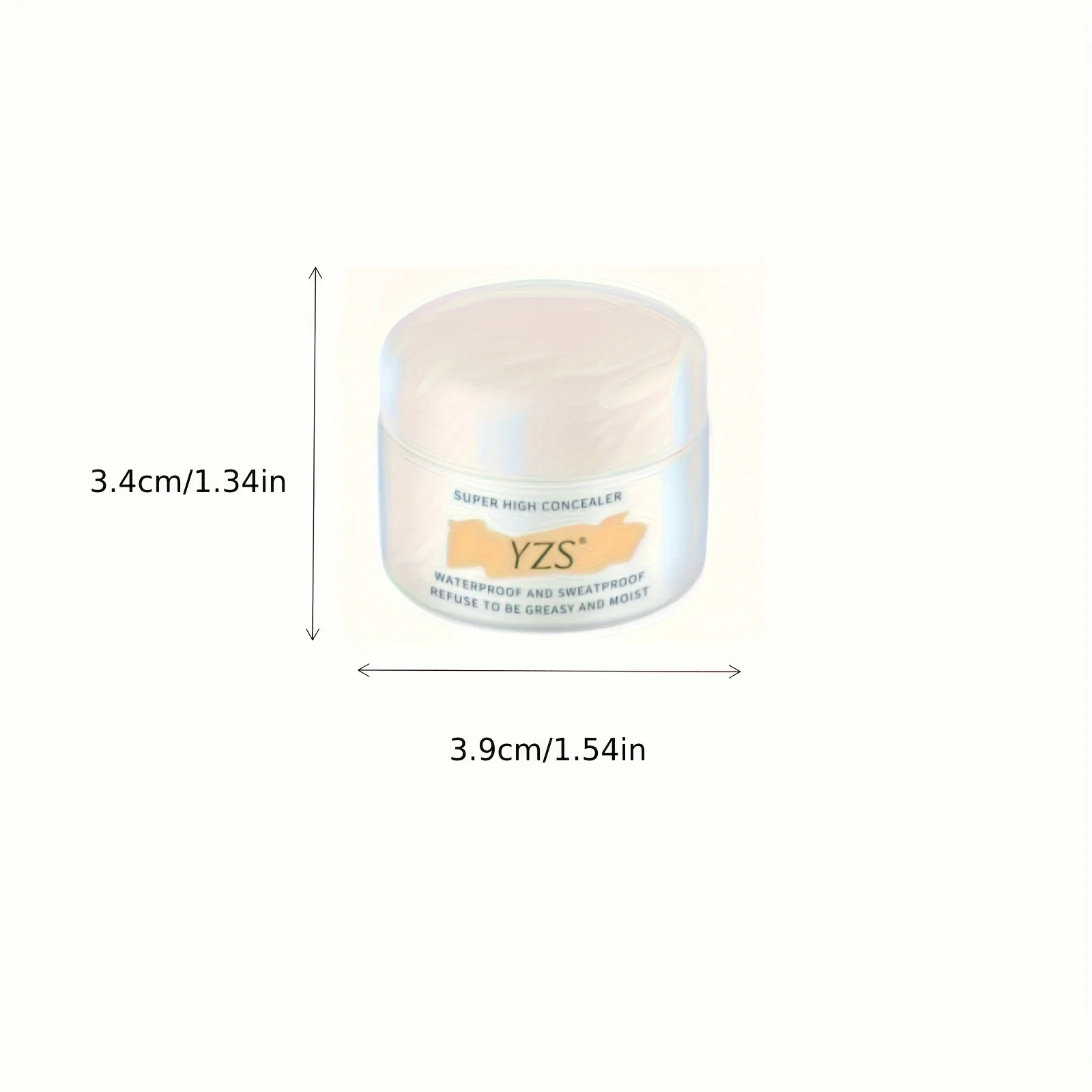 Concealer Foundation Cream Full Cover Dark Circles Acne Spots Whitening Moisturizing Waterproof Brighten Face Base Tone Makeup