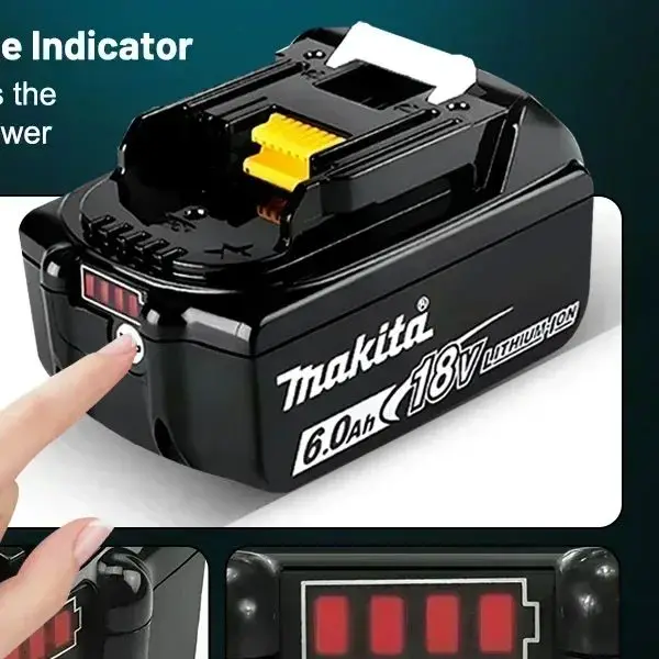 

100% Original BL1860 rechargeable battery, suitable for Makita 18V 6Ah 5Ah 9Ah battery, BL1850 BL1880 BL1860B LXT400