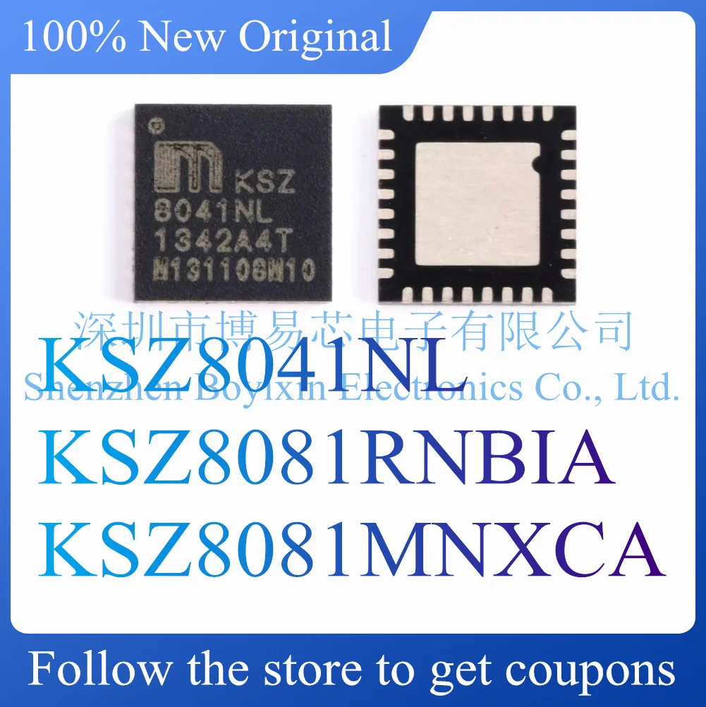 

NEW KSZ8041NL KSZ8081RNBIA KSZ8081MNXCA.Original Product.