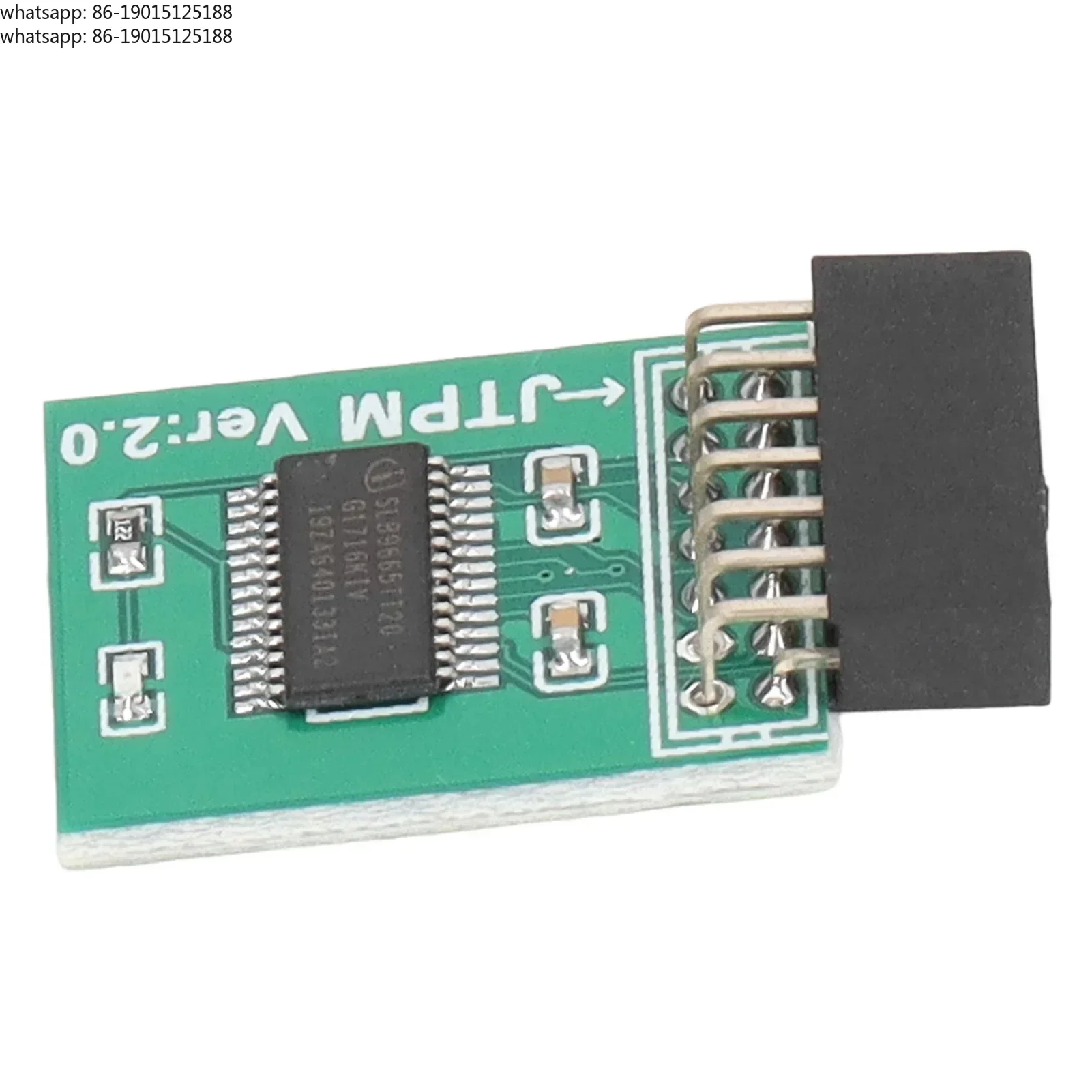 

14-контактный интерфейсный модуль TPM с интерфейсом LPC, совместимый с MSI Win11, с функцией сильного шифрования, модуль MSI TPM2.0, зеленый цвет.