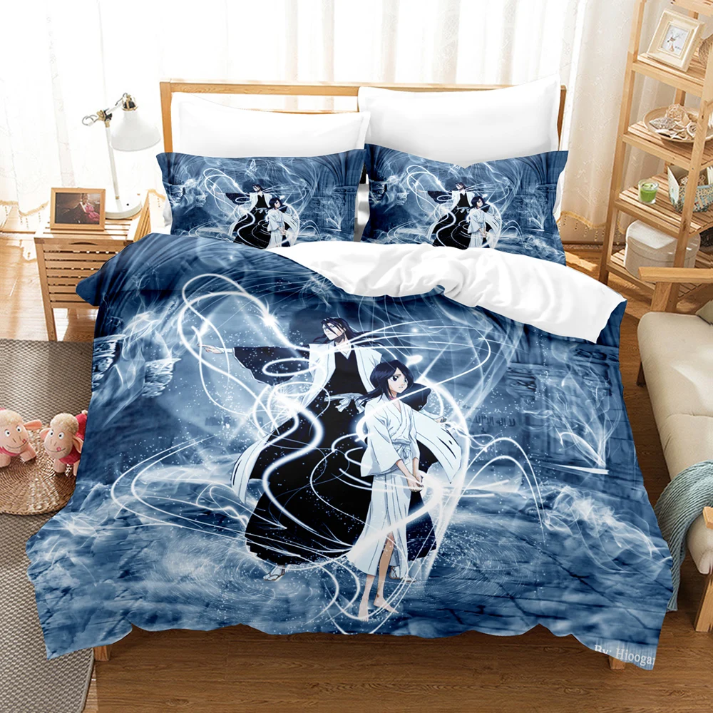 

New 3D Anime The Bleach Bedding Sets Duvet Cover Set With Pillowcase Twin Full Queen King Bedclothes Bed Linen For Home Textiles