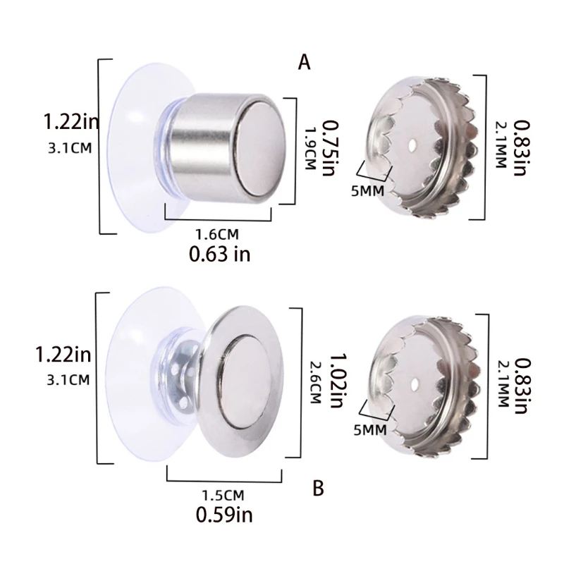 Stainless Steel Soap Dish Wall-mounted Magnetic Soap Holder Vacuum Suction Cup Soap Hanger for Kitchen, Bathroom, DropShipping