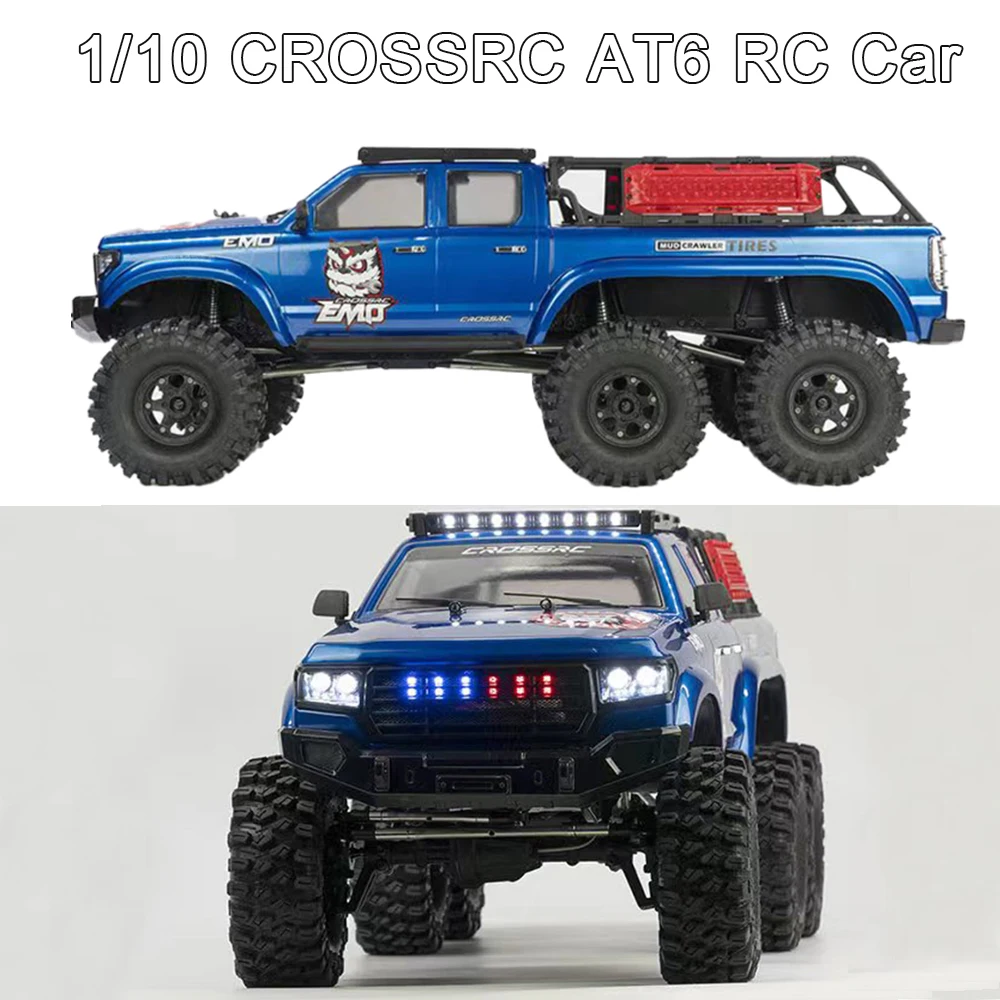 

CROSSRC RC Автомобиль Гусеничный AT6 1:10 Собранные окрашенные внедорожники Альпинистский автомобиль 6X6 Электрический автомобиль с дистанционным управлением Игрушечный автомобиль со светом