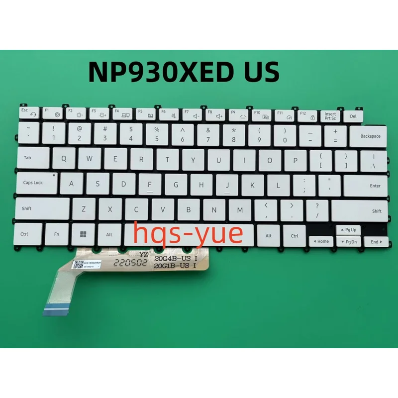 

xyg НОВАЯ клавиатура для Samsung NP930XED 930XED США, белая.