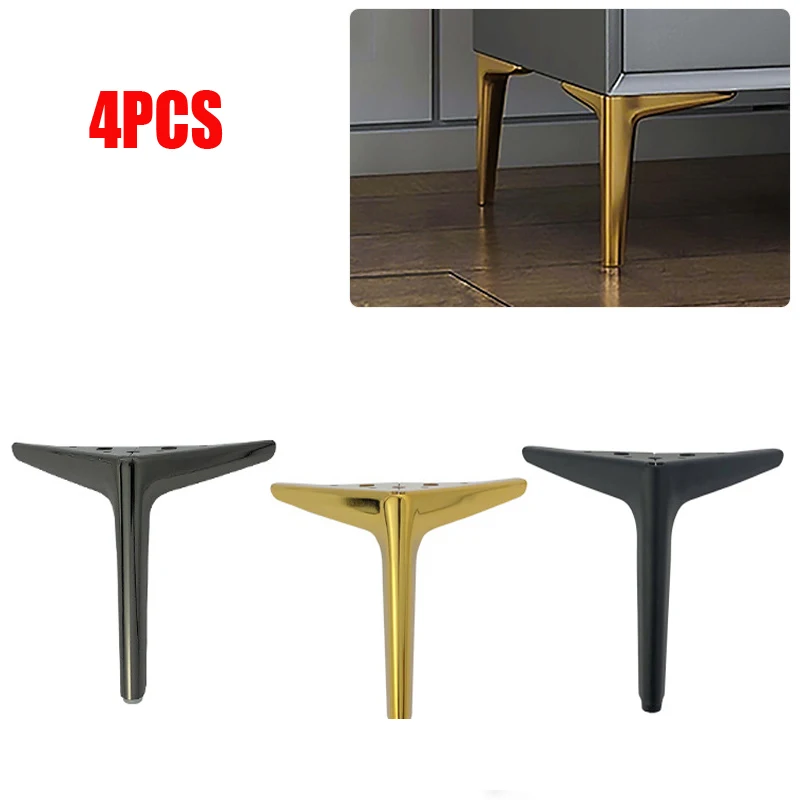 

Tripod 4pcs Furniture Replacement Non-slip Feet Strong Durable Home Furniture Support Table Sofa Leg Cabinets Holder For