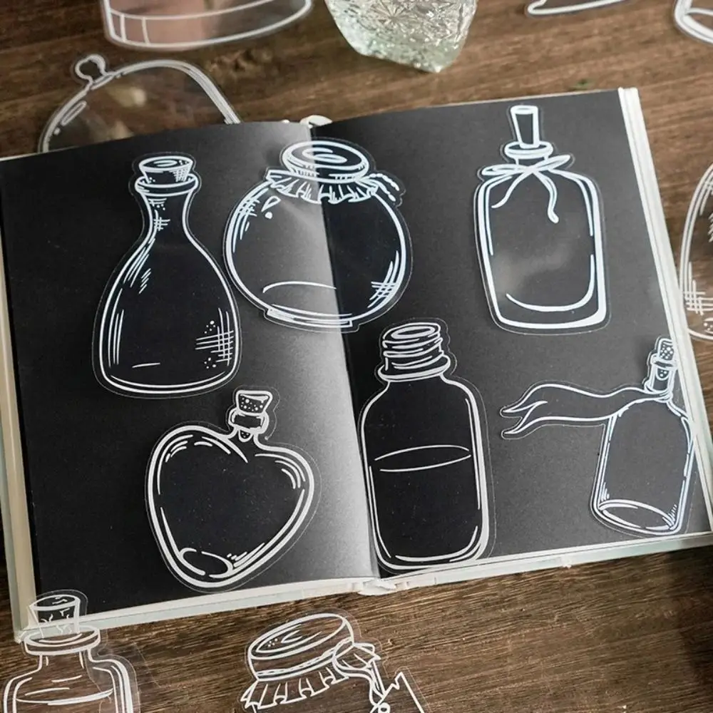 المرجعية زهرة مضغوطة شفافة اليدوية ، مقطع كتاب الأعشاب ، مقطع صفحة ، القرطاسية المدرسية #1