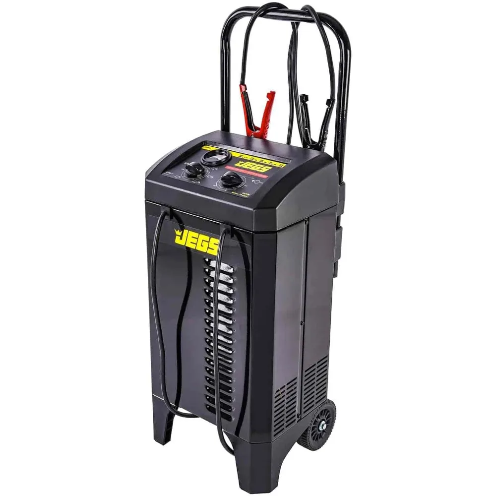 

200 Amp 12V Car Battery Charger & Jump Starter - Works with Standard, AGM, Gel, & Deep Cycle - Heavy Duty - 6ft Cables