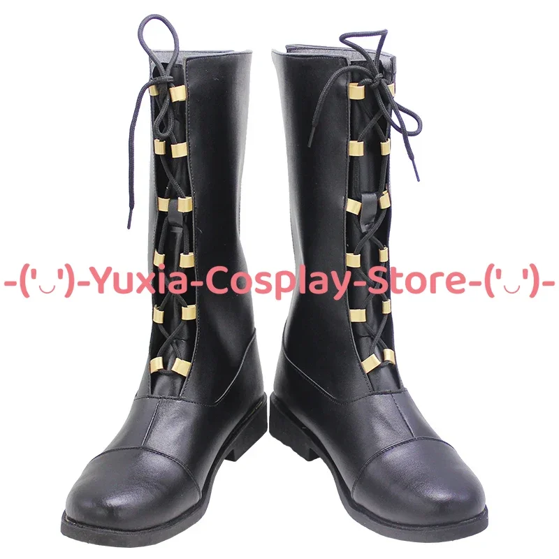 Yuxiacosplay! FxF VII Cloud Strife Cosplay Shoes Game Character Prop PU Leather Boots Halloween Carnival Party Costume