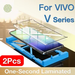2pcs For VIVO V25 V27 V29 Pro Plus Screen Protector Protective with Install Kit Not Tempered Glass