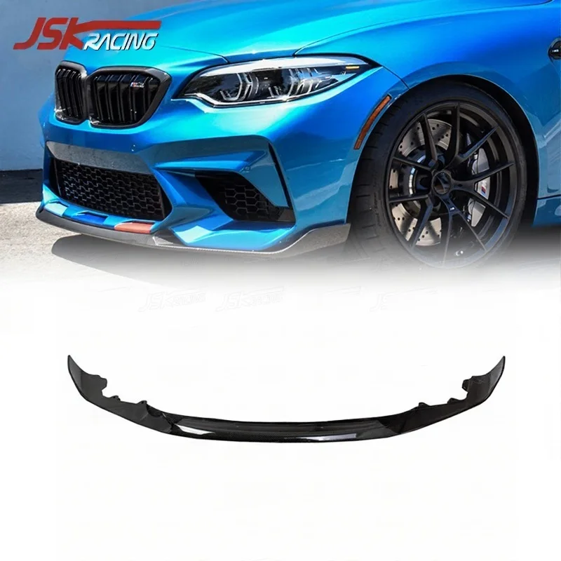 

Dry Carbon Fiber Front For 2016-2019 BMW F87 M2C Car Bumper Lip Spoiler Upgrade To M- P Style