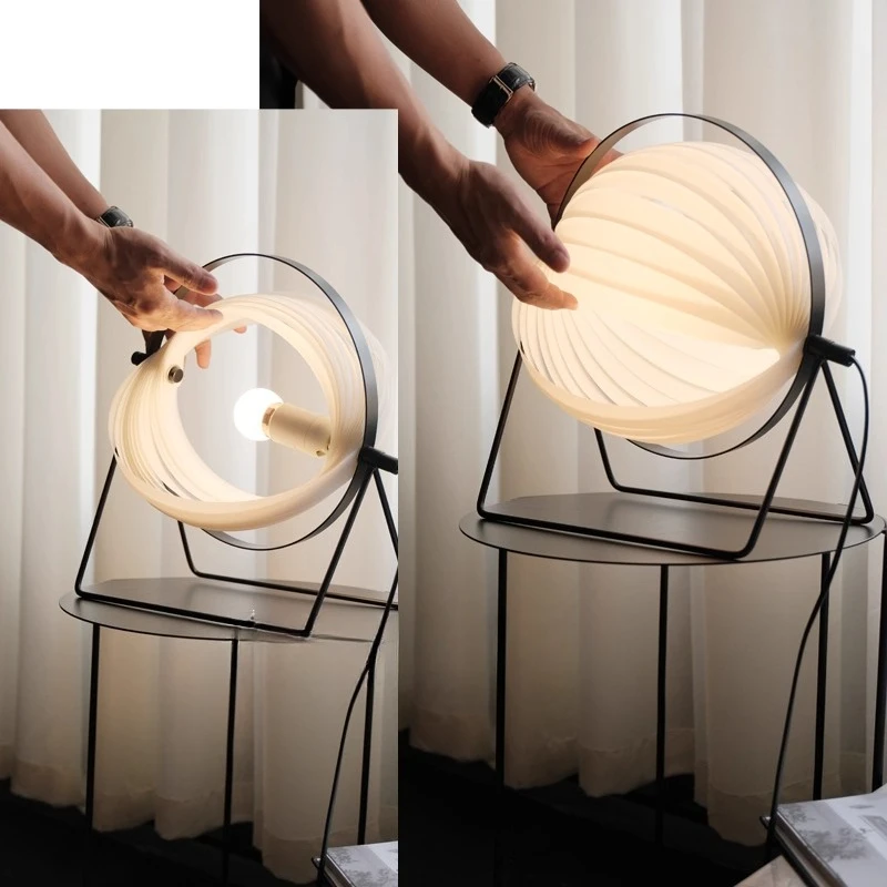 Modern Minimalist Floor Lamp for Bedroom Living Room Moonlight Atmosphere Dimmable Lighting Fixture Bedside Lamp