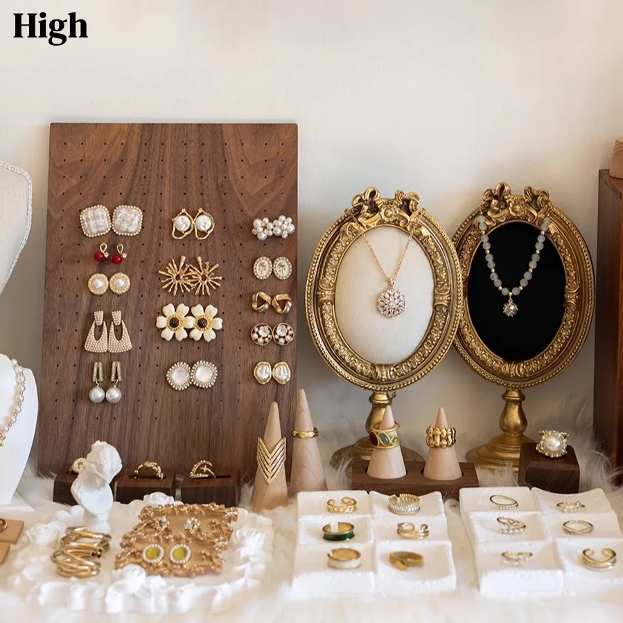 

For Freestanding Jewelry Display Board Organizer - Large Capacity Vertical Panel for Earrings Necklaces & More, Photo Styling