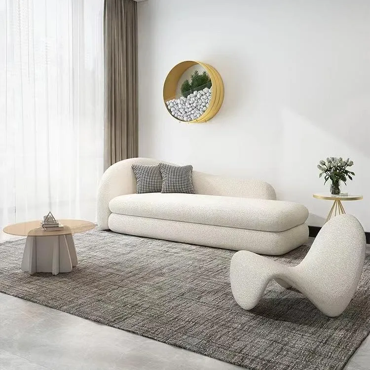 Modern, light luxury, simple, small apartment, exhibition hall, reception, leisure