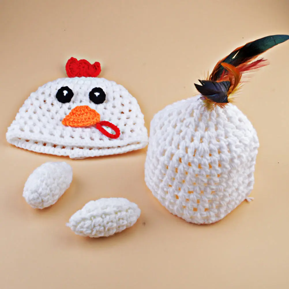 

Baby Photo Props Newborn Knitted Outfits Eco Friendly High Quality Yarn Clothes Perfect Gift Baby Shower Birthday Party