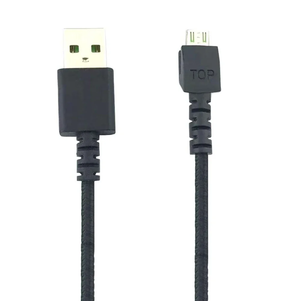 Repalcement Micro USB Charging Data Nylon Braided Cable Cord for Razer Seiren Mini V2 X Elite Emote USB Wired Microphone