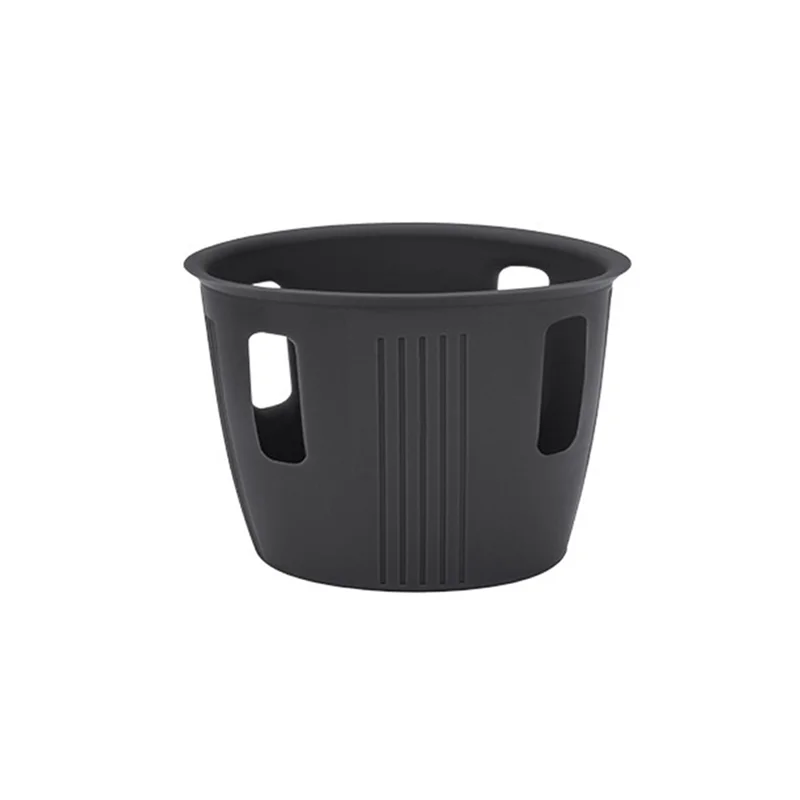 وسادة سيليكون لكوب الماء الخلفي للسيارة لقيادة أجزاء التعديل الداخلي المثالية Lixiang L7 2022 2023 (أسود) #5