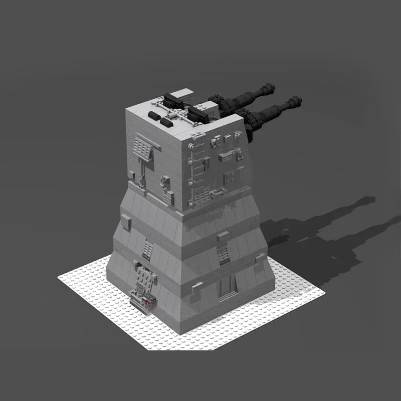 star series scene building blocks set Heavy Weapon block set modular Gun Turret Anti Aircraft Defense star series scenes