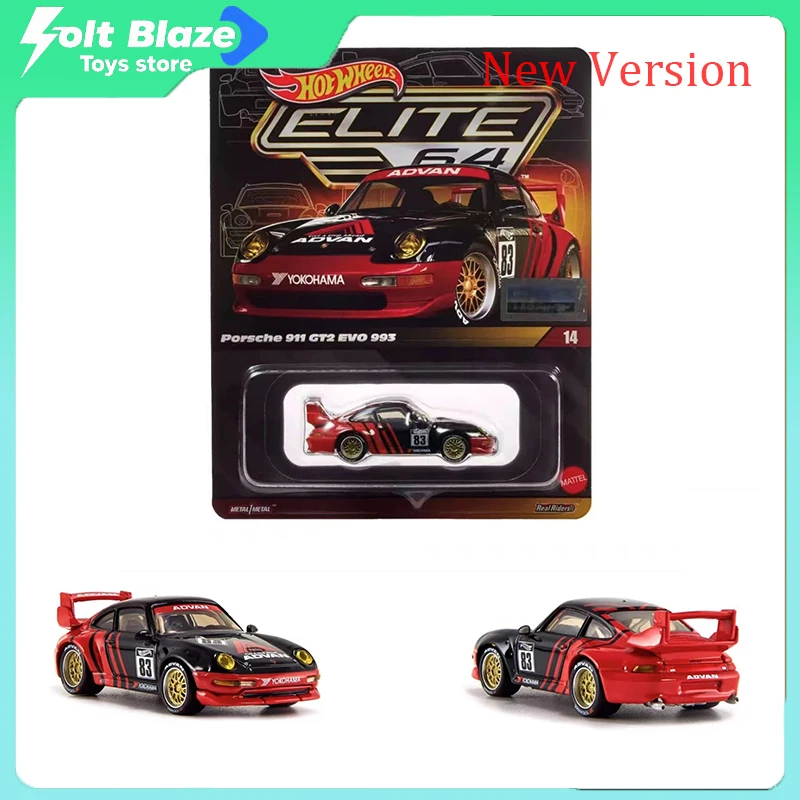 

Hot Wheels 2025 Elite Porsche 993 Advan DieCast Car Model Desktop Static Display Model Collection Cars Model Boy Birthday Gifts