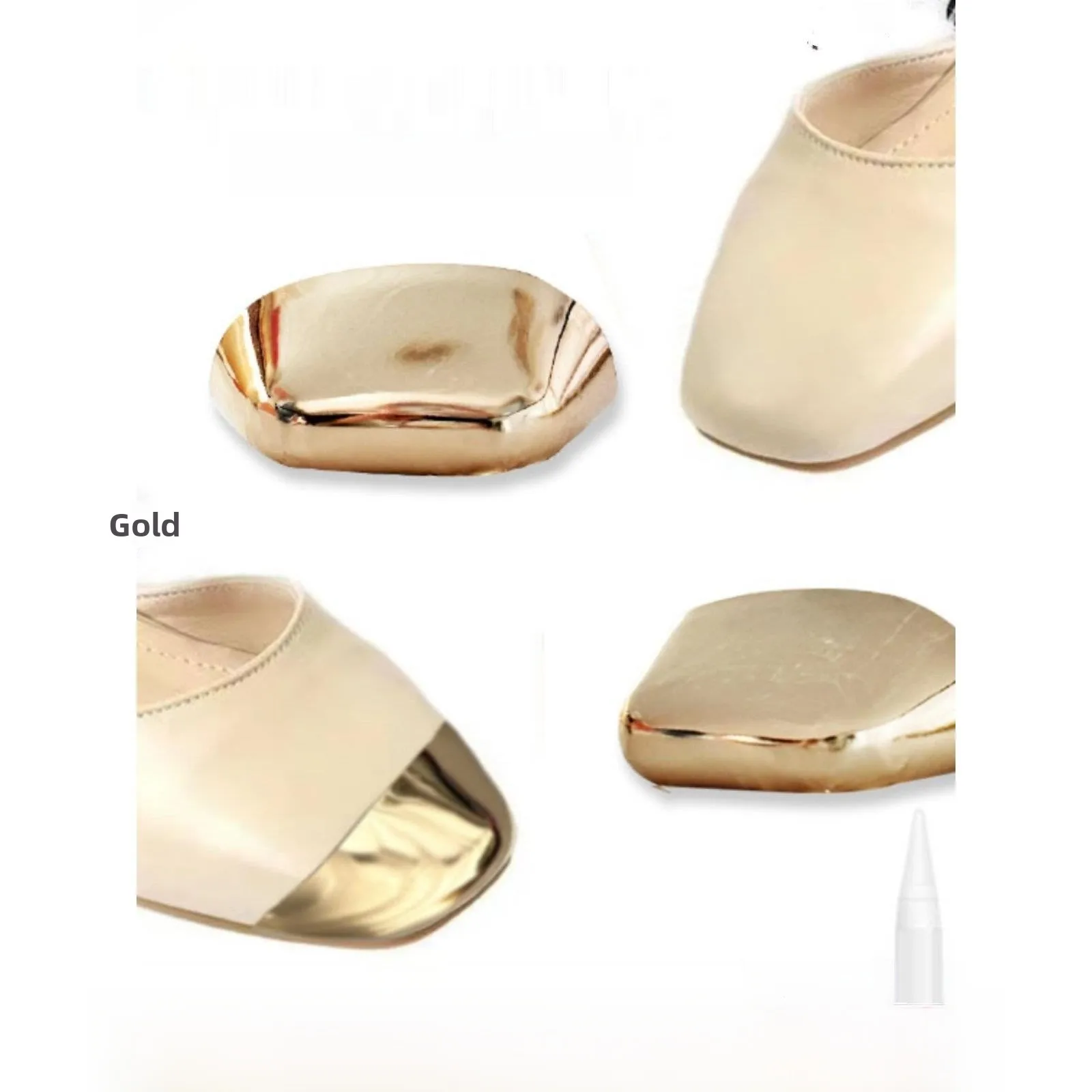 

Защитные металлические декоративные накладки на каблуки и носки обуви, для скрытия и ремонта, аксессуары для украшения обуви