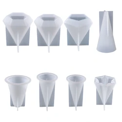 Cone Ring Holder Resin Mold Pyramid Mold Resin Pyramid Molds for Candle Making