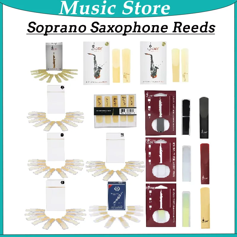 1/10 stücke Sopran Sax Saxophon Blätter Stärke 2,0 2,5 3,5 Saxophon Blatt Bläser Instrument Teile Zubehör