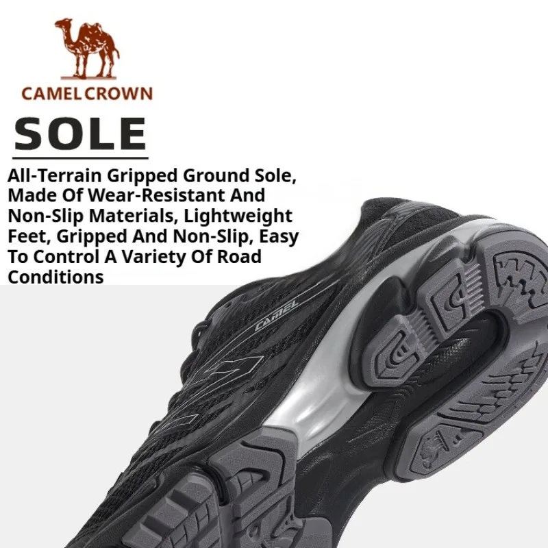 الجمل تاج مضيئة احذية الجري للرجال 2026 جديد تنفس خفيفة الوزن امتصاص الصدمات أحذية رياضية عادية في الهواء الطلق الركض المدربين #4