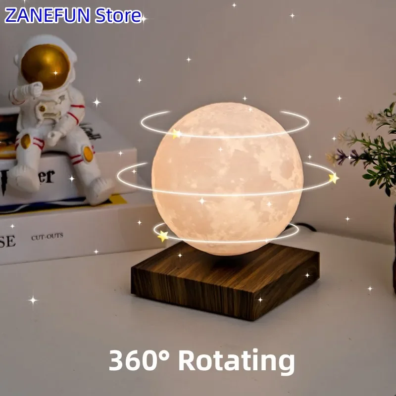 Magnetic Levitating Moon Lamp Globe Creative Office Home Decoration Unique Gifts Bedroom Decor Christmas Gift