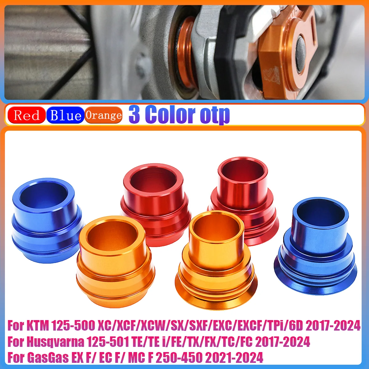 

Front Rear Wheels Hub Kit For KTM SX SXF XCF EXC EXCF EXCW XCW SMR 125 150 200 250 300 350 400 450 500 525 530 2003-2015 Moto