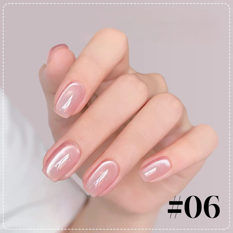 MIANEL 10ML 1-8 stücke Bululan Lila Serie Cat Eye Gel Nagellack Glas Perlen Nägel Rosa Nägel für Weihnachten Nägel Grüne Nägel