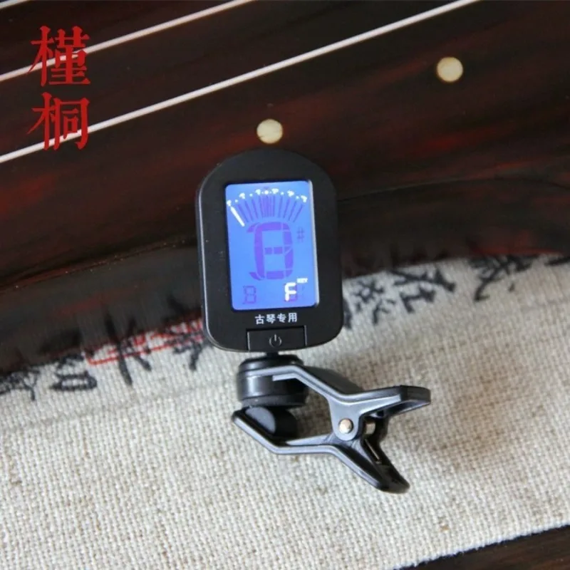 Guqin Chromatic Tuner – Backlit LCD Clip‑On Pitch Detector for Chinese Instruments​
