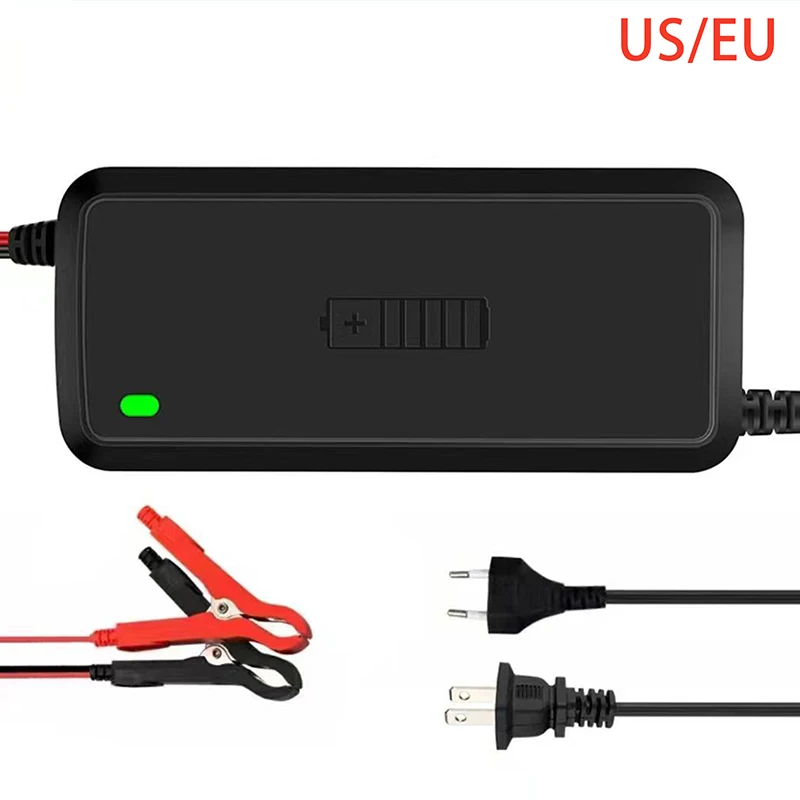 12V 5A Intelligent Fast Power Charging Full Automatic Car Battery Charger 3 Stages Lead Acid AGM GEL Battery-chargers