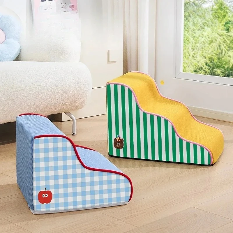 Pet Stairs Wave Dog Climbing Slopes Elderly Dog Home Small Dogs Multi Step Pedals Pet Ramp for Small Dogs