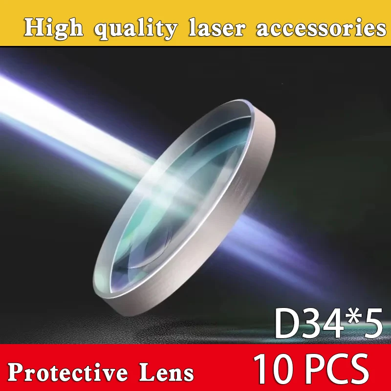 10 Stück 34x5 Laserschutzgläser Boci Laserlinsen-Schutzfenster 6 kW 10 kW 20 kW für Boci BLT421 BLT641 Laserschneidkopf – Detail 2