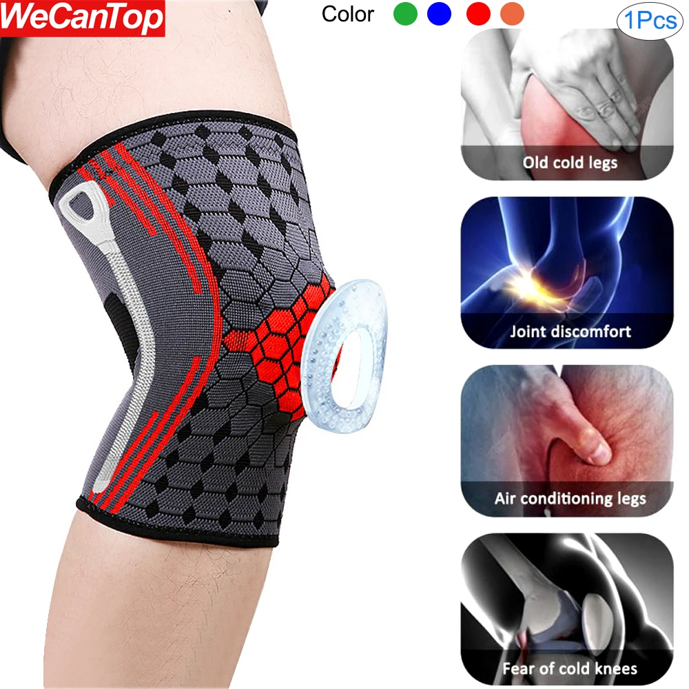 1Pcs Knee Brace Support,Premium Compression Knee Sleeve,Knee Support Patella Stabilizer for Meniscus Tear,Arthritis Pain,Sports