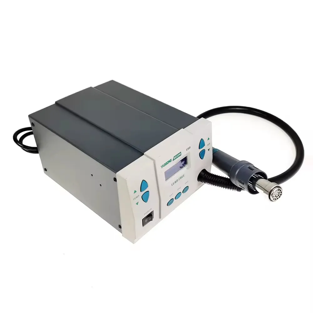 

1000W Large Air Volume Voltage 220V / 110V YAOGONG 861DW Lead-free Intelligent Hot Air Gun Desoldering Station High Power