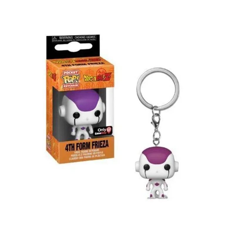 FUNKO POP Keychain Toy Dragons Ball Z Gohan 4th FORM FRIEZA Perfect Cell Master Roshi Keychains Action Collection Figure Toys - view 5
