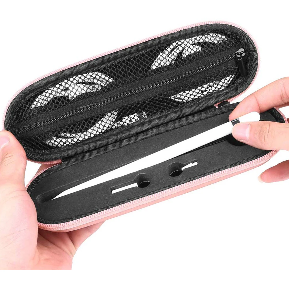 

Pencil Screen Stylus Pen Storage Case Pen Case Stylus Holder Storage Bag Compatible With Ipad Accessories (Rose
