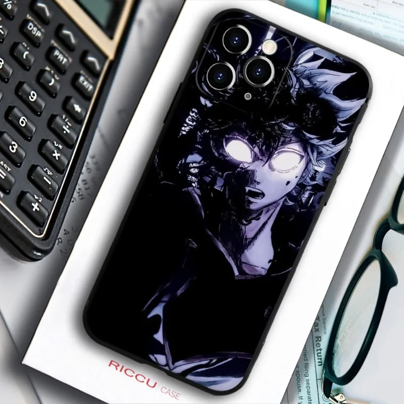 Anime Black Clover Asta Phone Case iPhone 11 13 12 14 Pro 7 XR X XS Max 8 6 6S Plus SE 2020 13Pro